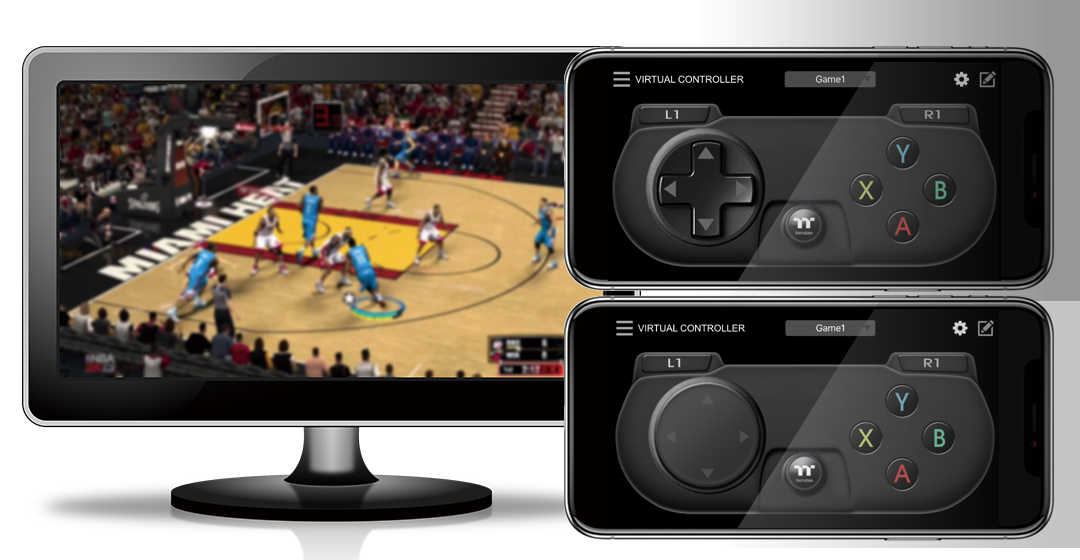X1 RGB virtual game controller